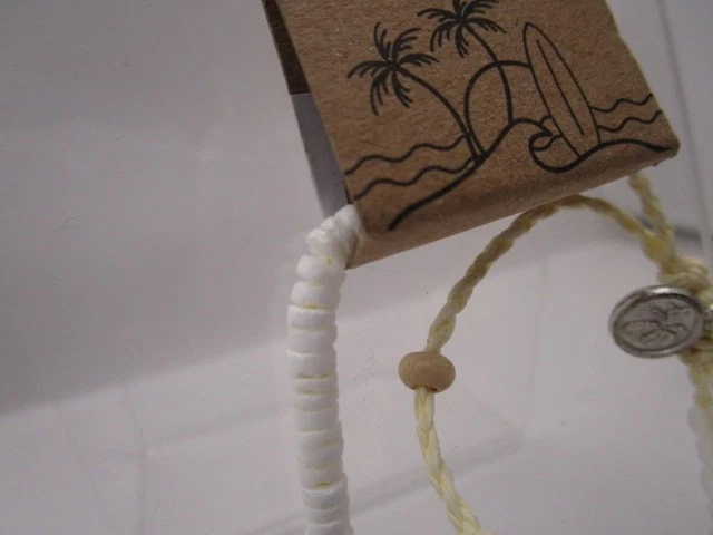 PULSERA ISLA PIÑA BALI ISLA PK-003 PUKA SHELL AMBIENTE PLAYA ENVÍO GRATUITO Foto 4 de 4