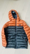 Kids Patagonia Reversible Down Sweater Hoody Puffer Jacket Sz L 12 Large