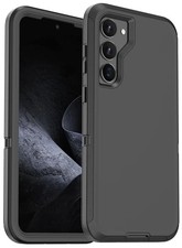 Shockproof Drop-Proof Heavy Duty Case for Samsung Galaxy S23 Plus, 6.6 Inch Blac