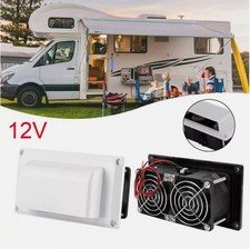 Motorhome Trailer Side Air Vent Ventilation Exhaust Fan RV DC12V For Trailer