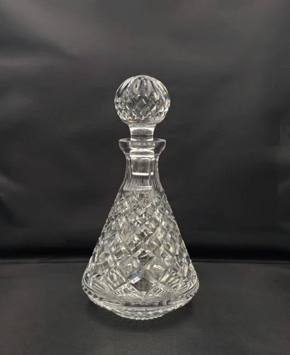 Vintage Waterford Crystal Alana Roly Poly Decanter - Made In Ireland