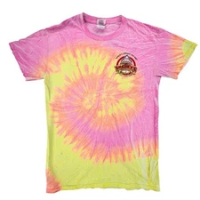 Sharkys Beach Club Panama City Florida Tie Dye T Shirt Size S