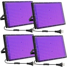 300W LED Black Lights for Glow Party, Black Light Flood Light IP65 Waterproof...