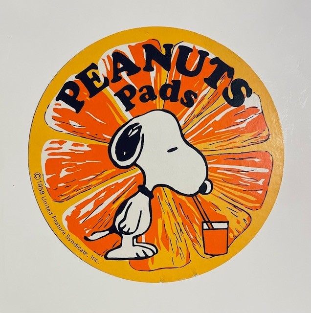 PEANUTS/SNOOPY Circular Poster board (7.5