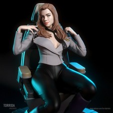 Artist Proof Commission Captain Carmen Ibanez Starship Troopers Fan Art Model