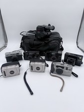 Lot Of 8 Cameras Untested Canon Nikon Minolta Kodak