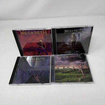 Megadeth - Peace Sells & Countdown & Symphony & Youthanasia (4 CD Lot) Metal