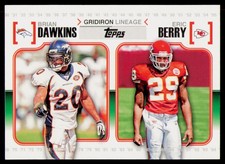 2010 Topps #GL-DB Brian Dawkins / Eric Berry Gridiron Lineage Card