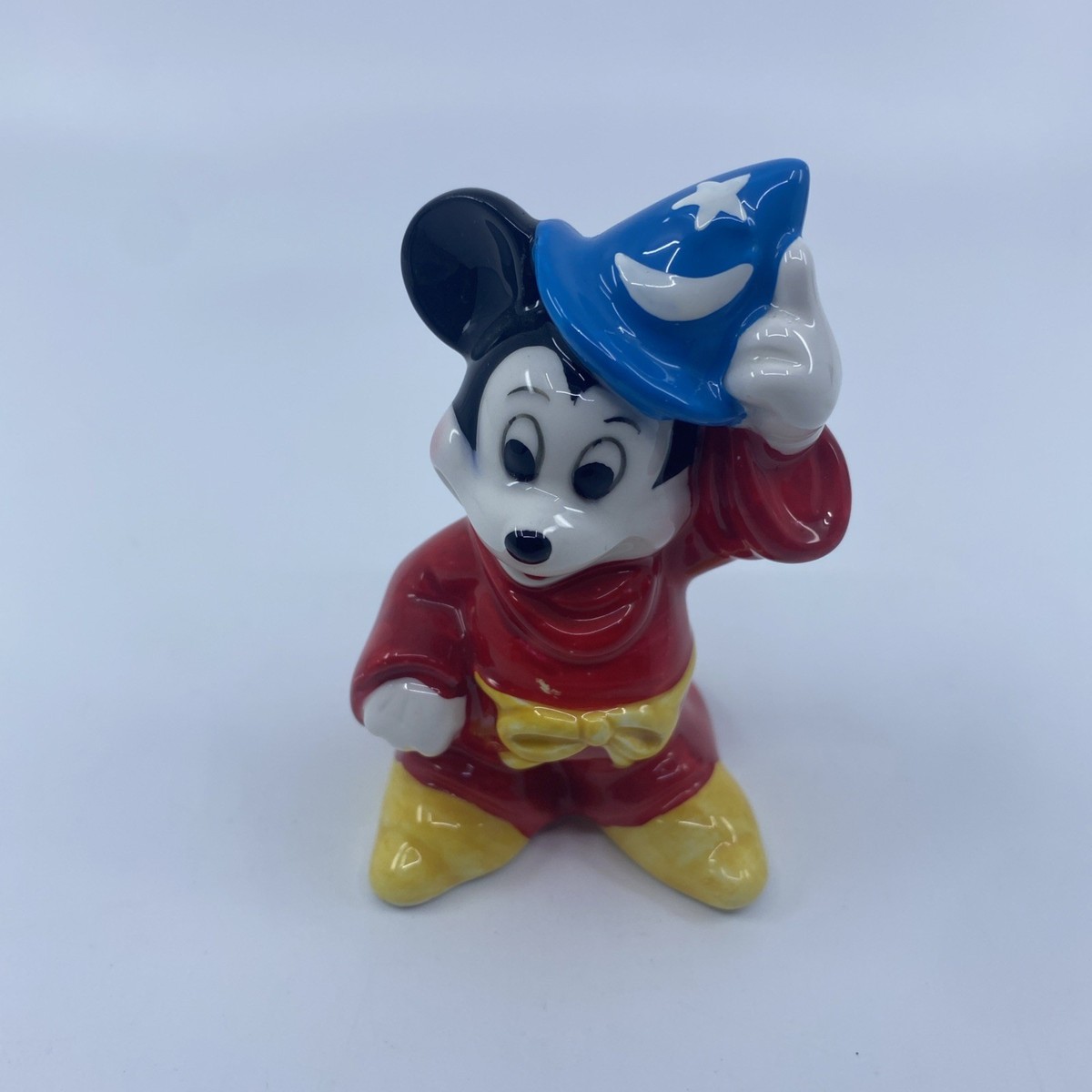 Vintage Disney Fantasia Sorcerer's Porcelain Figurine Mickey Mouse