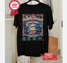 Slightly Stoopid Step Into The Sun Summer Tour 2025 Shirt Black All Size RE9173