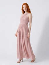 *381 Watters and Watters Micah Umber Gown Dress Sz 6 dust rose $330