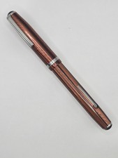 Restored Esterbrook LJ (Long J) lever-fill fountain pen in copper with 1555 nib