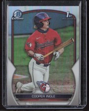 2023 Bowman Chrome #BDC-85 Cooper Ingle Refractor