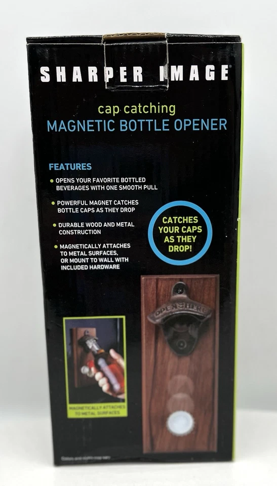 Sharper Image Cap Catching Magnetic Bottle Opener NIB *ShipsFAST - Image 2 of 2