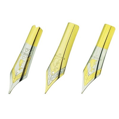 3 PCS Kaigelu #6 Fountain Pen Nibs Spare Set EF F M Sizes for Replacement