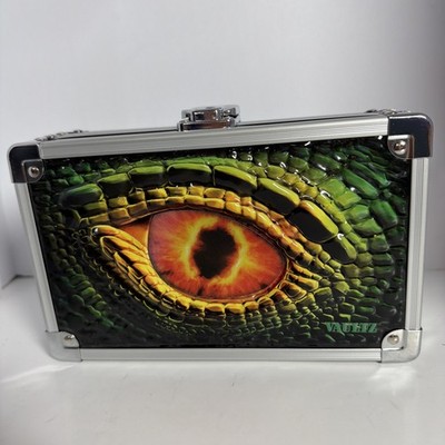 VAULTZ Dinosaur Eye Locking Supplies Box *with Key* 8  x 5 x 2 '' NEW WITH TAGS!