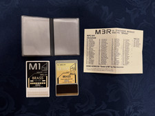 KORG M3R PCM PROGRAM CARDS- BRASS - RSC-11S MSC-11 and RPC-11 w/ case