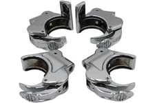 59856-05 NEW OEM HARLEY-DAVIDSON 41MM QUICK DISCONNECT WINDSHIELD CLAMPS SET