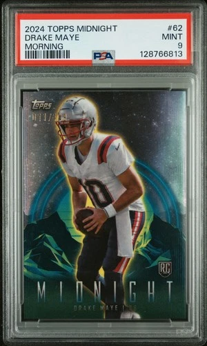 2024 TOPPS MIDNIGHT MORNING #62 DRAKE MAYE ROOKIE RC 11/149 PSA 9
