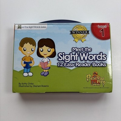 Meet The Sight Words Level 1 Set Of 12 Easy Reader Books Preschool Prep *NEW*