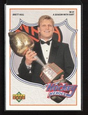 1991-92 Upper Deck Hockey Heroes: Brett Hull #8 Brett Hull St. Louis Blues