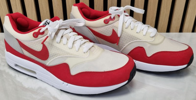 Nike Air Max Maxim 1 Sport Red 366488-161 Sneaker US 12 EU 46 White Grey Rot 200