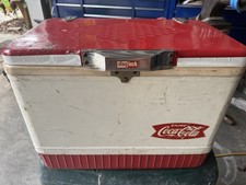 Refroidisseur Coca-Cola Fishtail COLEMAN années 60