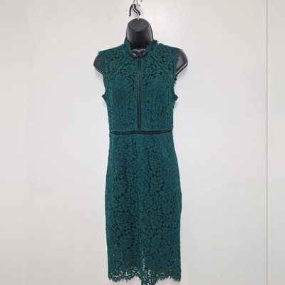 Bardot Revolve Emerald Green Lace Panel Sheath Dress Sz 4/XS 39428DB1 | eBay Bardot Revolve Emerald Green Lace Panel Sheath Dress Sz 4/XS 39428DB1 | eBay
