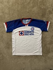 Camiseta de Fútbol Cruz Azul Blanca Azul Roja Cemento Cruz Azul Caliente.mx