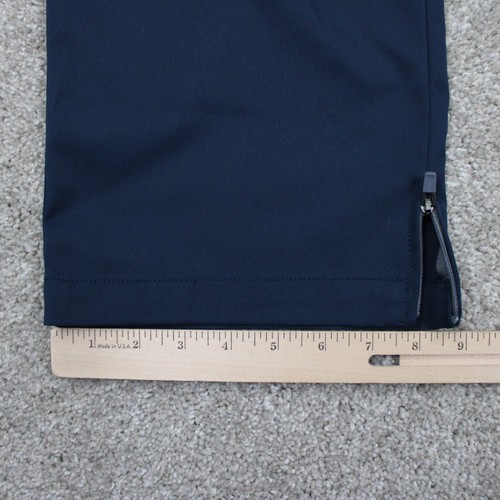 Bonobos Maide Pantalone Golf Uomo 38x34 Blu Gamba Dritta Zip Caviglia 100% Poliestere - Foto 5 di 13