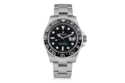 Rolex GMT-Master II Edelstahl Automatik Herrenuhr Ref. 116710LN B&P 2008 LC100 [