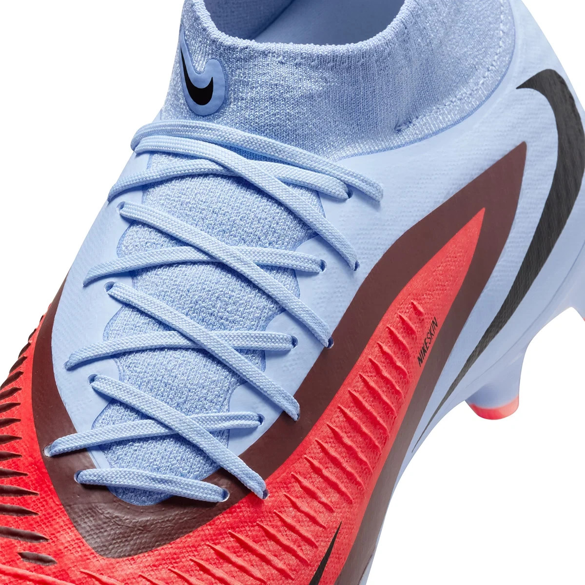 Nike Phantom 6 High Academy FG/MG Mens Soccer Cleats Blue  display picture 1