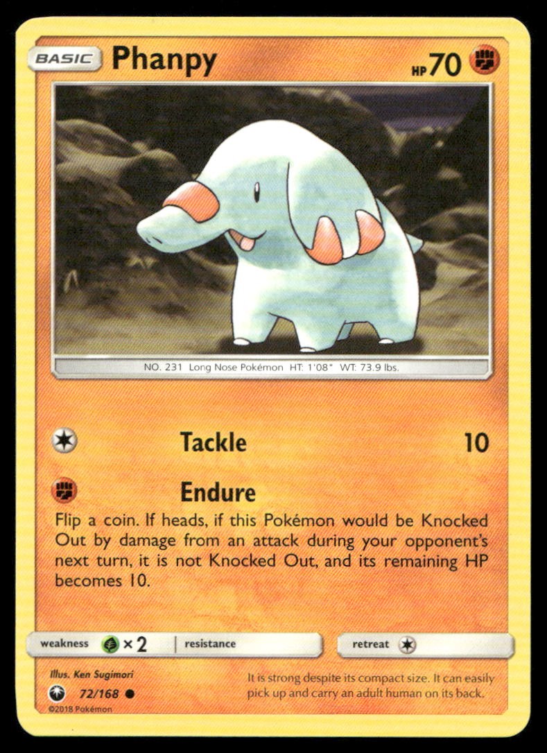 Phanpy SM - Celestial Storm 72/168 LP
