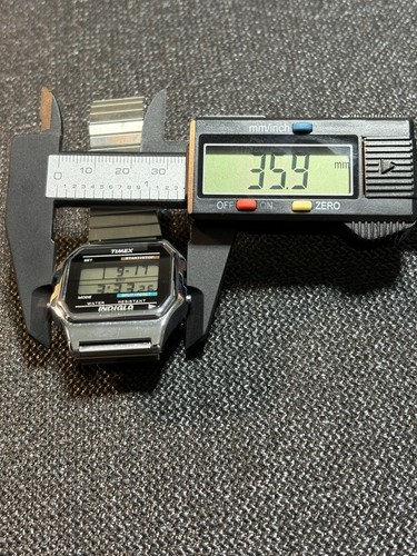 Vintage TIMEX INDIGLO 739 Digital Watch Chronograph,Alarm,Day,Date New Bat #2 - Picture 9 of 20