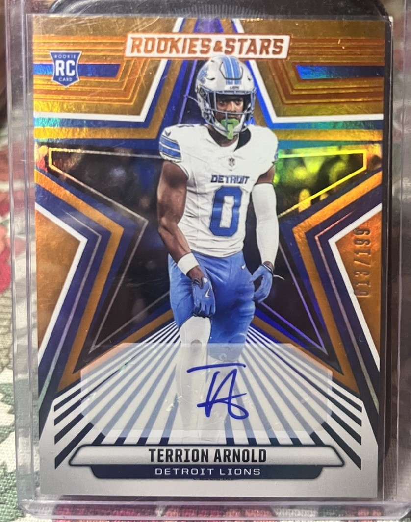 2024 Panini Rookies & Stars Rookies Terrion Arnold 190 Signatures /199