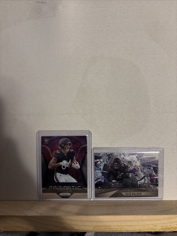 2025 Panini Prizm-Prizm Break Caleb Williams #3 + Colston Loveland Prizmatic #20