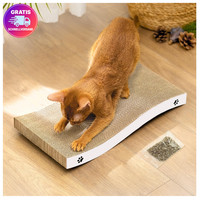 Kratzbrett Katze Kratzpappe Wellenform Kratzmatte Pappe Sofa Ecke Wohnungskatzen
