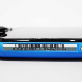 Sony Playstation PS Vita Blue Black PCH-2000 Console only PSV Slim Japan Used