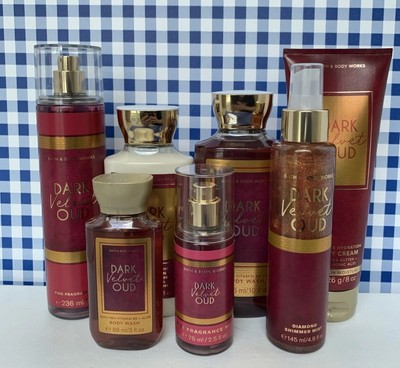 Lot of 7 ~ Bath & Body Works ~ DARK VELVET OUD ~ Body Cream, Wash, Lotion,  Mist+ | eBay