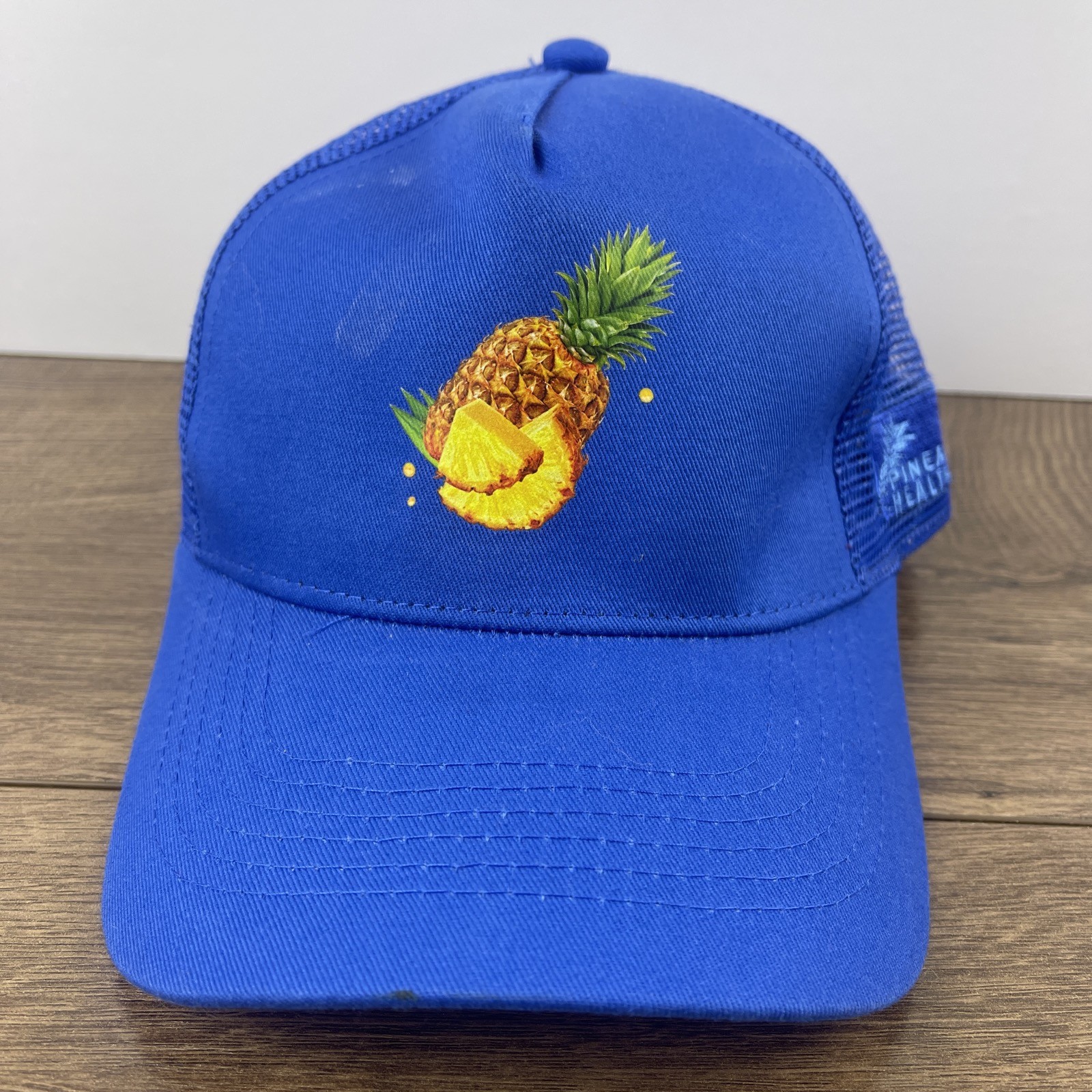 Pineapple Hat Pineapple Blue Hat Blue Cap Adjustable Hat Adu