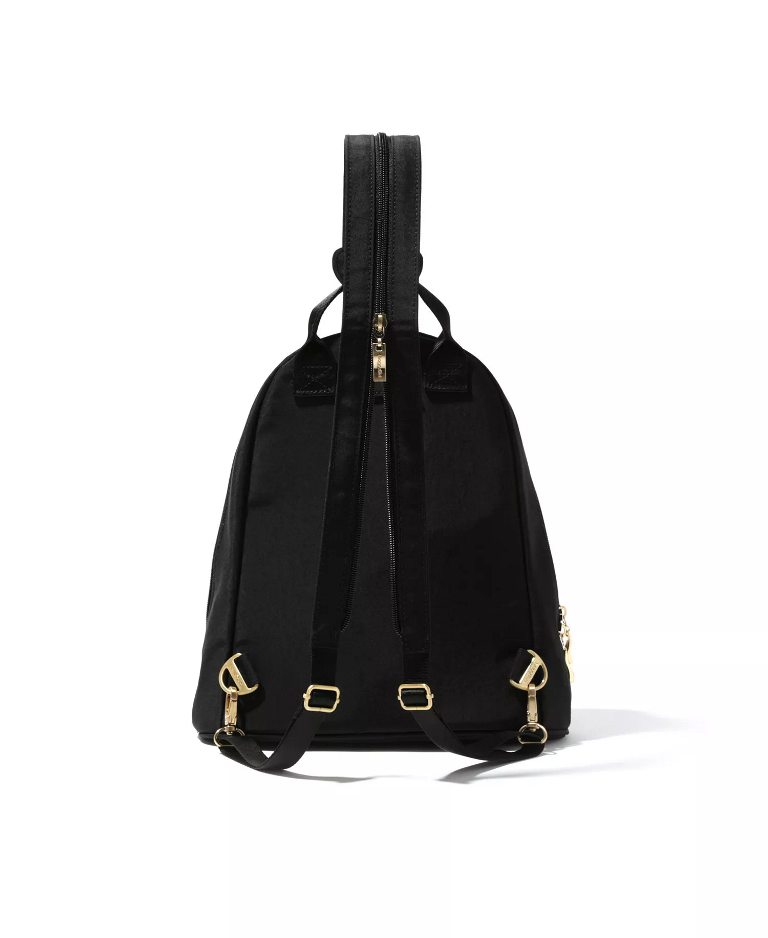 Baggallini Naples Convertible Backpack Black Gold | eBay
