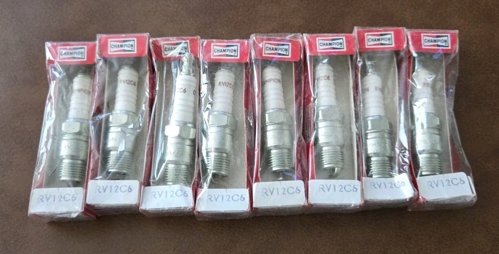 Champion RV12C6 Spark Plugs 8pc NEW