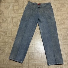 VTG Marithe Francois Girbaud Tag Size 40 Jeans Mens Logo Straight Y2K Baggy