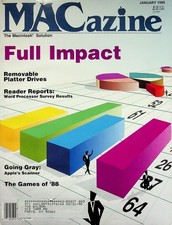 MACazine Magazine Apple Macintosh Computer January 1989