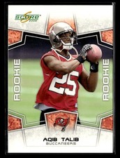 2008 Score #345 Aqib Talib Rookie Card Tampa Bay Buccaneers