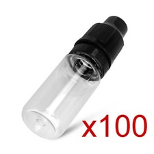 1-100Pcs 10ML Empty Plastic Squeezable Dropper Bottles Care Liquid Droppers UK