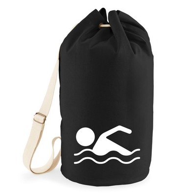 Seesack Schwimmen Silhouette Geschenkidee Schwimmen Geschenk Präsent Mitbringsel