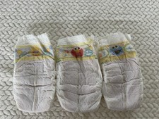 Lote De 3 Pañales De Colección 2012 Pampers Swadlers Talla 3 Plaza Sésamo Elmo Big Bird