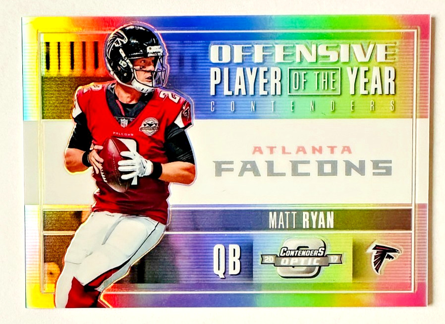 2017 Contenders Optic Matt Ryan SILVER Prizm SP #/99 Player of the Year Falcons!