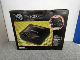 SNK NeoGeo CD Console with 2 Controllers, Power Adapter, Box Used